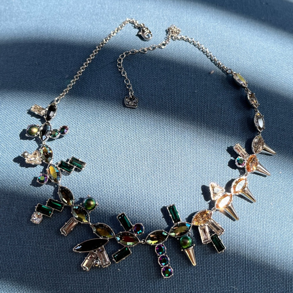 Swarovski necklace 14.4” with 2.5 extension used in good condition